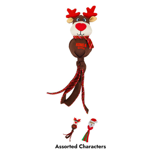 KONG Christmas Wubba Santa/Reindeer Large (Assorted)