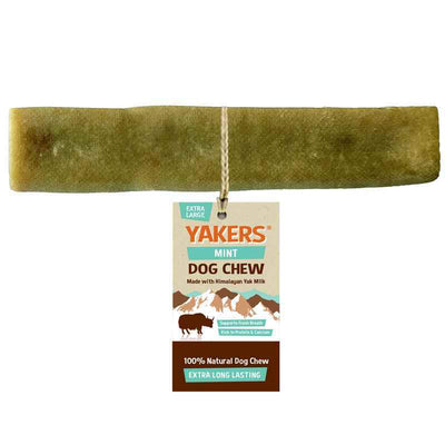 Yakers Mint Dog Chews Extra Large Yakers