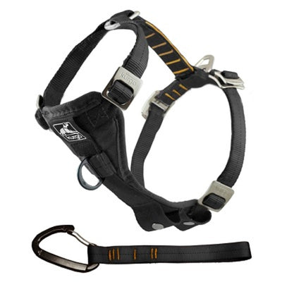 Kurgo Tru-Fit Smart Harness with Seatbelt Tether Black X Small Kurgo