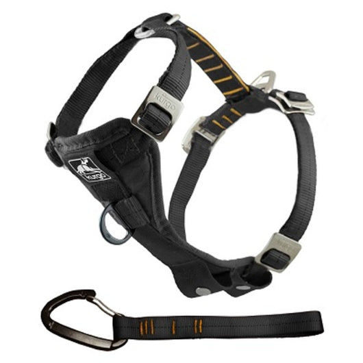 Kurgo Tru-Fit Smart Harness with Seatbelt Tether Black X Small Kurgo