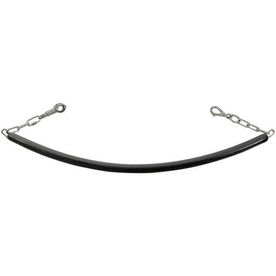 Rubber Stall Chain with Clips - Black Perry Equestrian