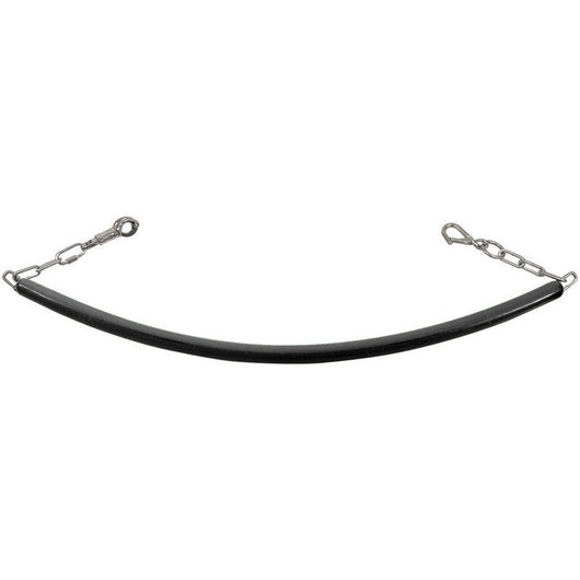 Rubber Stall Chain with Clips - Black Perry Equestrian