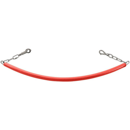 Rubber Stall Chain with Clips - Red Perry Equestrian