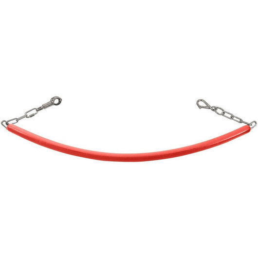 Rubber Stall Chain with Clips - Red Perry Equestrian