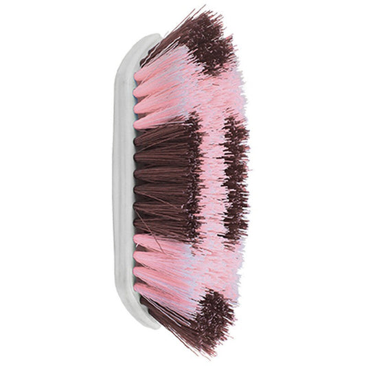 Two Tone Softened Dandy Brush - Pink Perry Equestrian