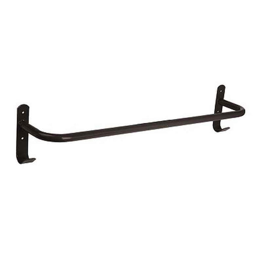 Rug Rail with 2 Tack Hooks - Black Earlswood