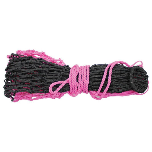Small Mesh Haylage Net - Pink & Black Perry Equestrian