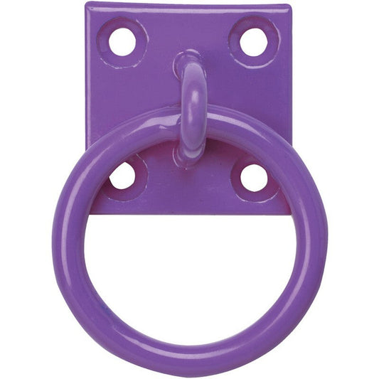 Tie Ring on Plate Purple x 10 Perry Equestrian