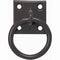 Tie Ring on Plate Black x 10