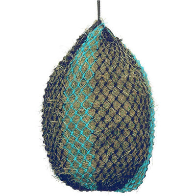 Deluxe Polypropylene Hay Net 50 Large Navy/Aqua Perry Equestrian