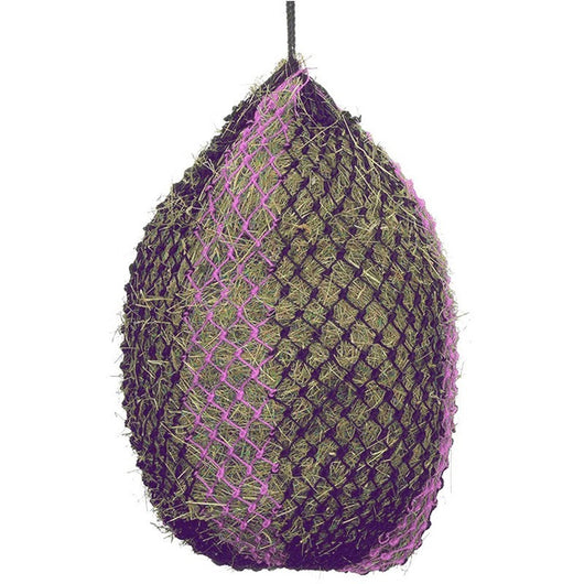 Deluxe Polypropylene Hay Net 30 Small Pink/Purple Perry Equestrian