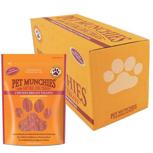 Pet Munchies Chicken Breast Fillets 100g x 8 Pet Munchies