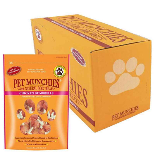Pet Munchies Chicken Dumbbells 100g x 8 Pet Munchies