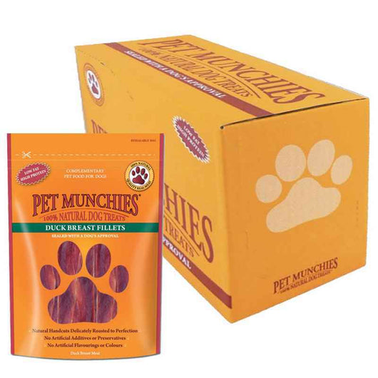 Pet Munchies Duck Fillet Dog Treats 80g x 8 Pet Munchies