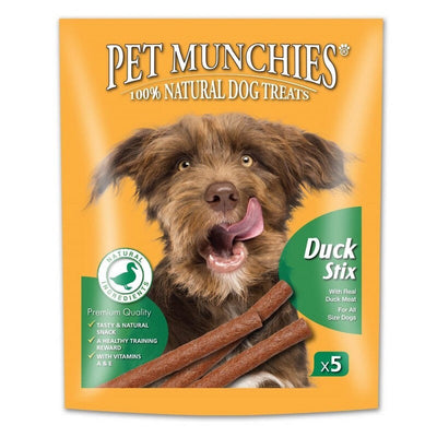 Pet Munchies Duck Stix Dog Treats 50g x 10 Pet Munchies