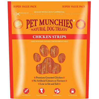 Pet Munchies Dog Treat Chicken Strips 320g x 3 Pet Munchies