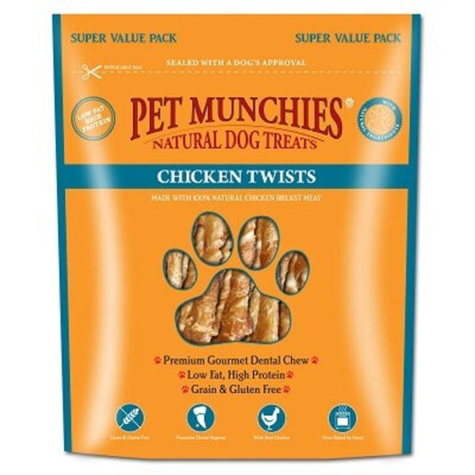 Pet Munchies Chicken Twists Dog Treat 290g x 3 Pet Munchies