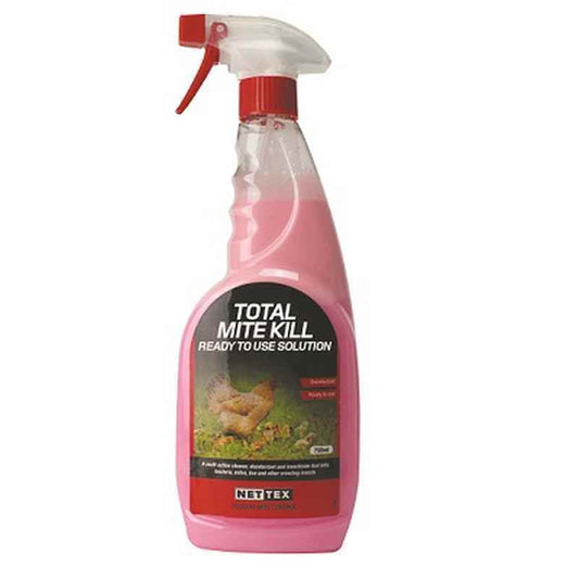 Net-Tex Total Mite Kill Liquid Spray 750ml Net-Tex
