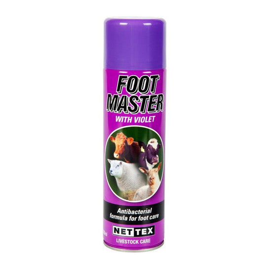 Net-Tex Foot Master with Violet Aerosol Spray 500ml Net-Tex