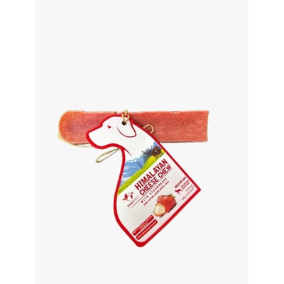 Pawfect Himalayan Strawberry Cheese Chew Bar Large x 10 Himalayan Chew