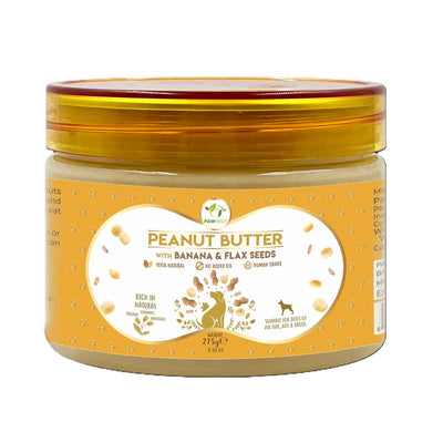 Pawfect Peanut Butter with Banana & Flaxseeds 275g Pawfect Peanut Butter