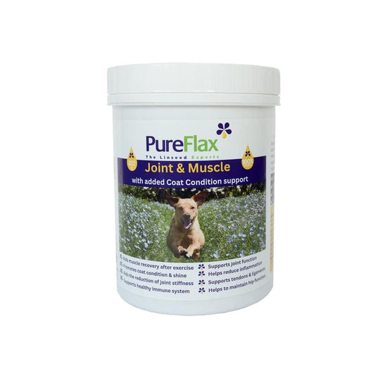 PureFlax Joint & Muscle with added Coat Condition Dogs 620g PureFlax