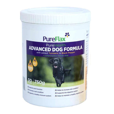 PureFlax Advanced Dog Formula with Turmeric & Black Pepper 750g PureFlax