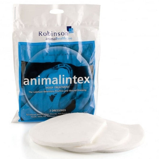 Animalintex Licensed Poultice Hoof Dressing 3 pack Animalintex