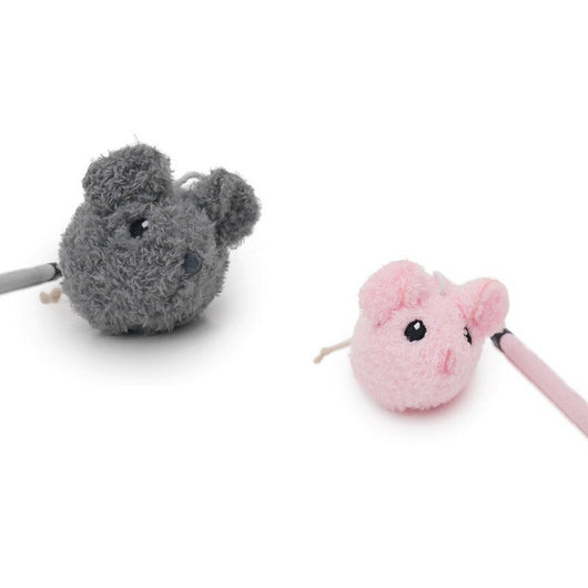 Rosewood Jolly Moggy Mice Cat Teaser Jolly Moggy