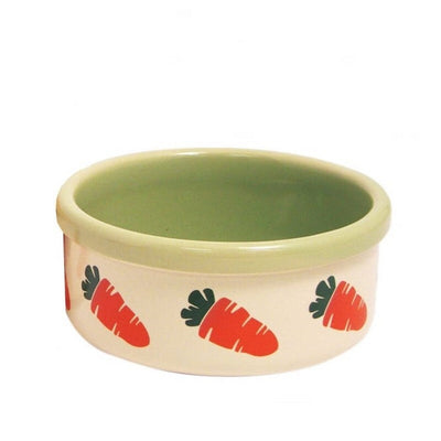 Rosewood Ceramic Bowl Carrot Design 13cm Rosewood