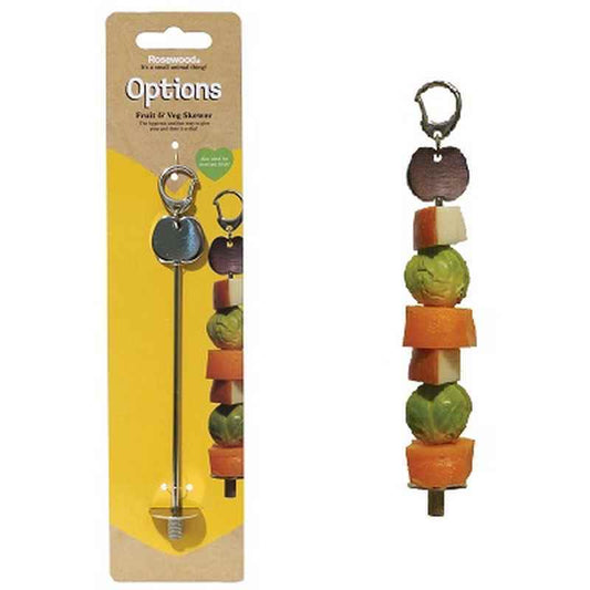 Rosewood Options Feeding Fruit & Veg Holder Rosewood