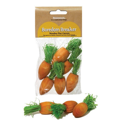 Boredom Breaker Woodies Play Carrots 6 pack x 6 Boredom Breaker
