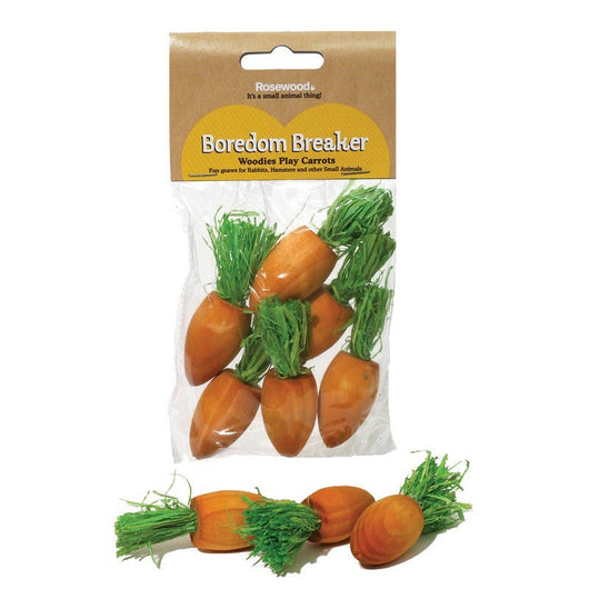 Boredom Breaker Woodies Play Carrots 6 pack x 6 Boredom Breaker