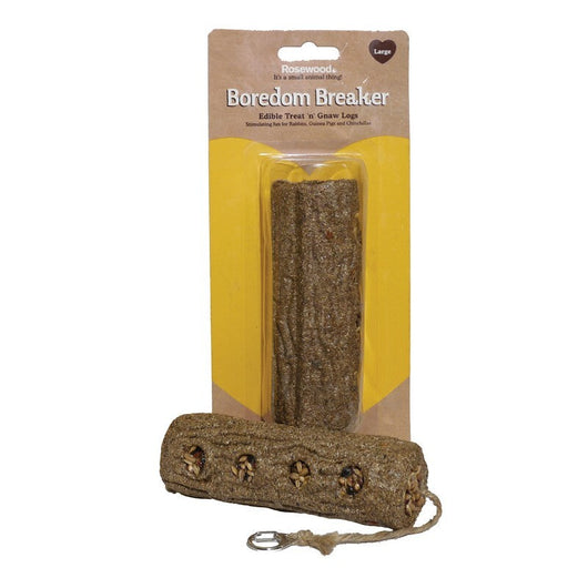Boredom Breaker Treat n Gnaw Log Large x 6 Boredom Breaker