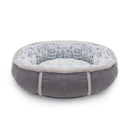 Rosewood 40 Winks Deep Plush Grey Donut Bed 50cm Rosewood