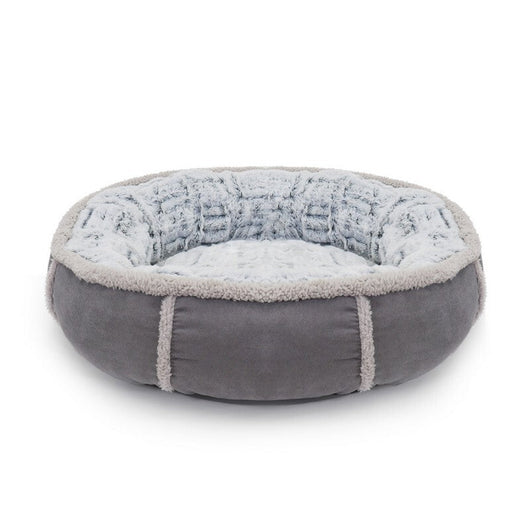 Rosewood 40 Winks Deep Plush Grey Donut Bed 50cm Rosewood