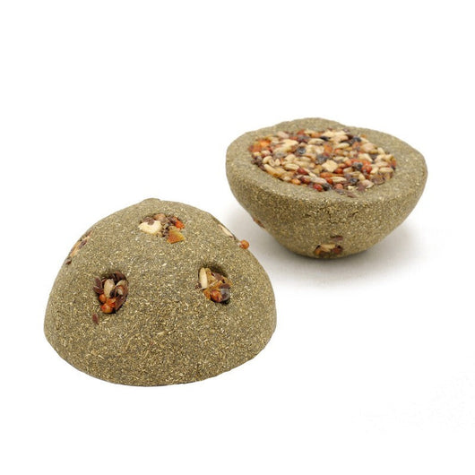 Boredom Breaker Treat N Gnaw Bunny Buns 2pc x 4 Rosewood