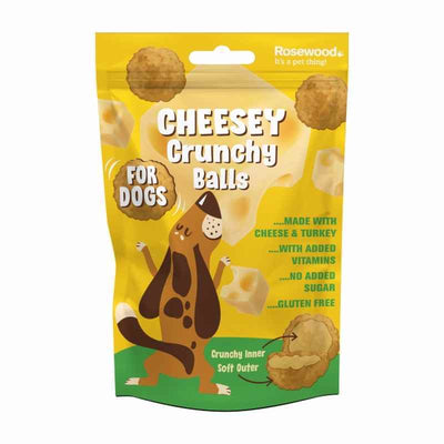 Rosewood Humanised Dog Treats Cheesy Crunchy Meatballs 140g x 12 Humanised Dog Treats