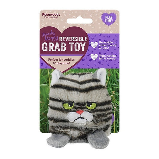 Rosewood Moody Moggy Reversible Grab Toy x 4 Rosewood
