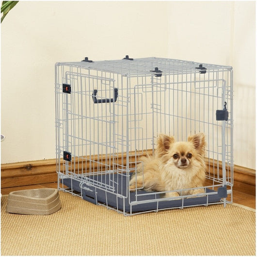 Rosewood Options Dog/Puppy Home 2 Door Crate Small Rosewood