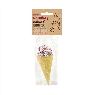 Rosewood Naturals Raspberry n Coconut Cone 70g x 6 Naturals