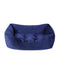 Rosewood 40 Winks Velvet Navy Box Bed Medium