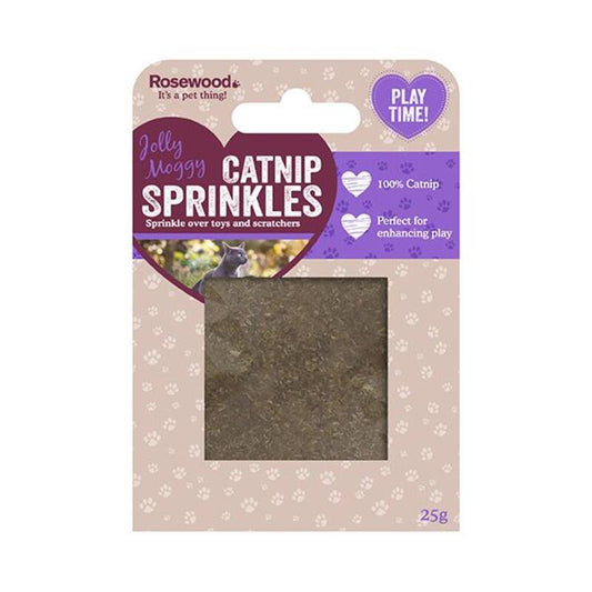 Rosewood Jolly Moggy Catnip Sprinkles 25g x 3 Rosewood