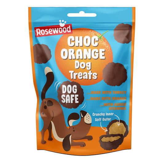 Rosewood Humanised Dog Treats Choc Orange Crunchy Balls 140g x 12 Humanised Dog Treats