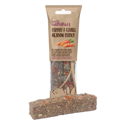 Rosewood Naturals Carrot & Fennel Meadow Sticks 140g x 8 Naturals