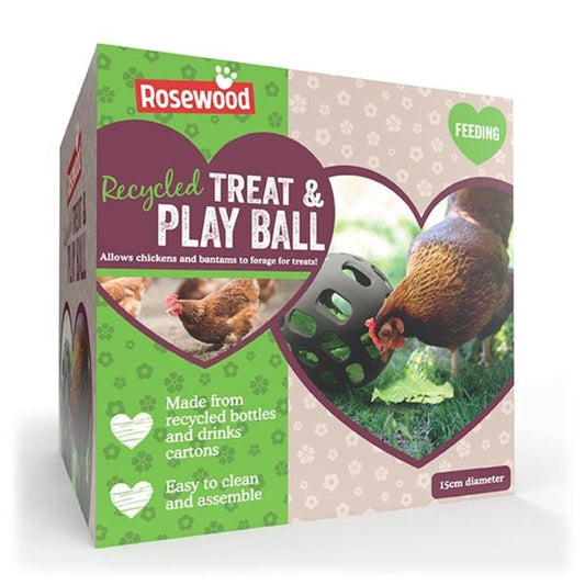 Rosewood Play-Time Recycled Treat & Play Ball Rosewood Play-Time