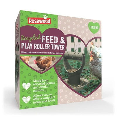 Rosewood Play-Time Recycled Feed & Play Roller Tower Rosewood Play-Time