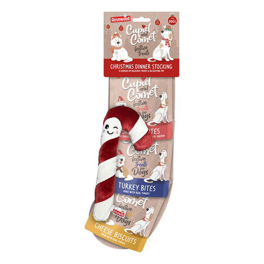 Rosewood Dog Christmas Dinner Stocking