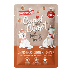 Rosewood Christmas Dinner Topper for Dogs 85g