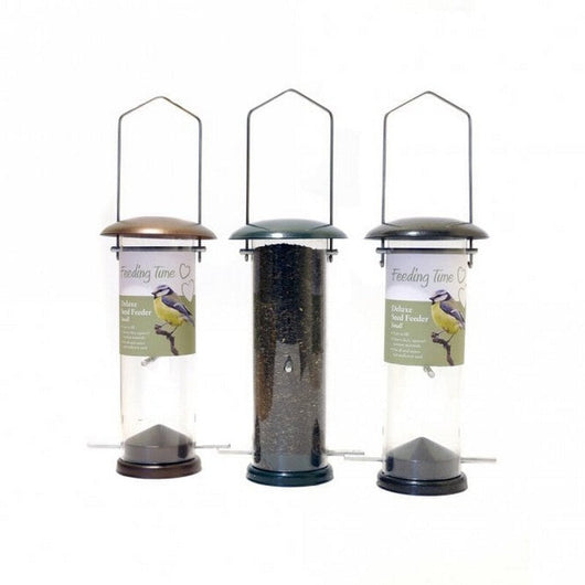 Rosewood Deluxe Nyjer Seed Feeder - Small Rosewood